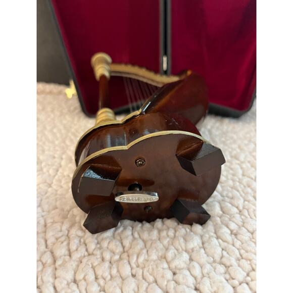 NEW Grand Concert 10” Pedal Harp Miniature wind up Music Instrument - Picture 3 of 4